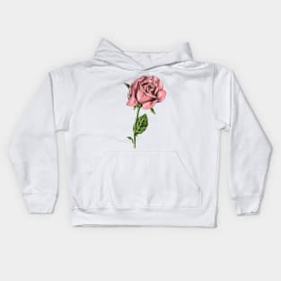 Rose Print Kids Hoodie